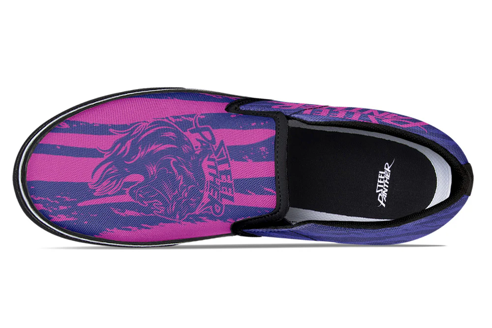 Slipon Pink Blue Tiger Pattern - Image 4