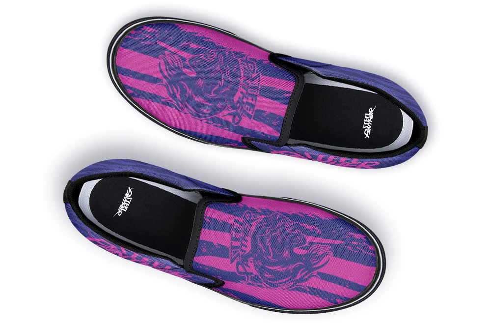 Slipon Pink Blue Tiger Pattern - Image 7