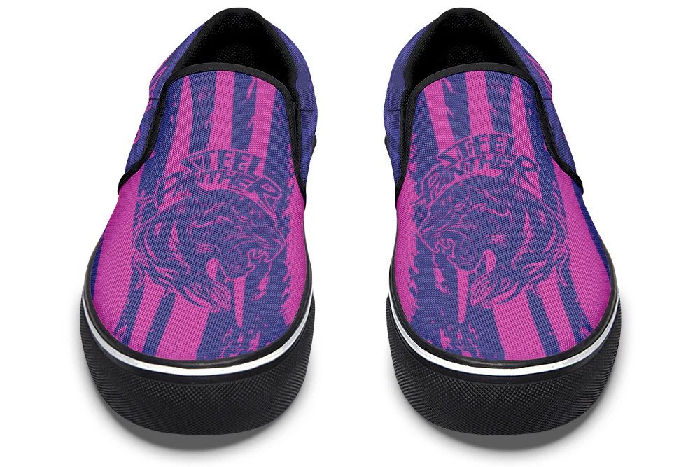Slipon Pink Blue Tiger Pattern - Image 8