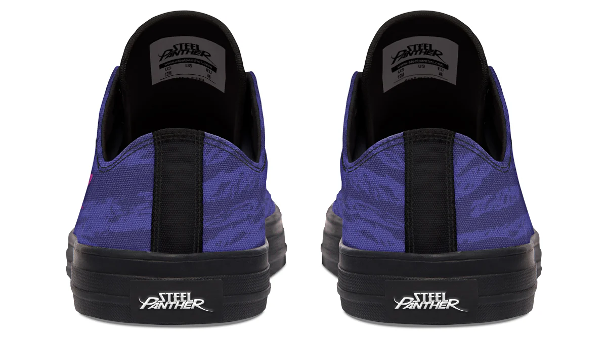 Low Top Pink Blue Tiger Pattern - Image 8