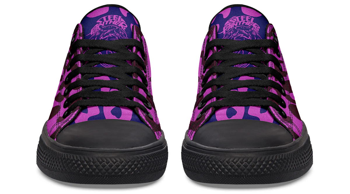 Low Top Purple Pink Leopard Pattern - Image 6