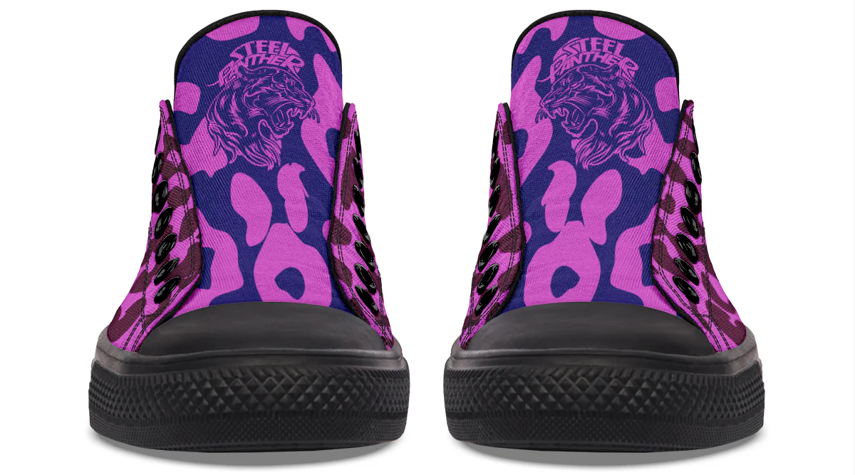Low Top Purple Pink Leopard Pattern - Image 7
