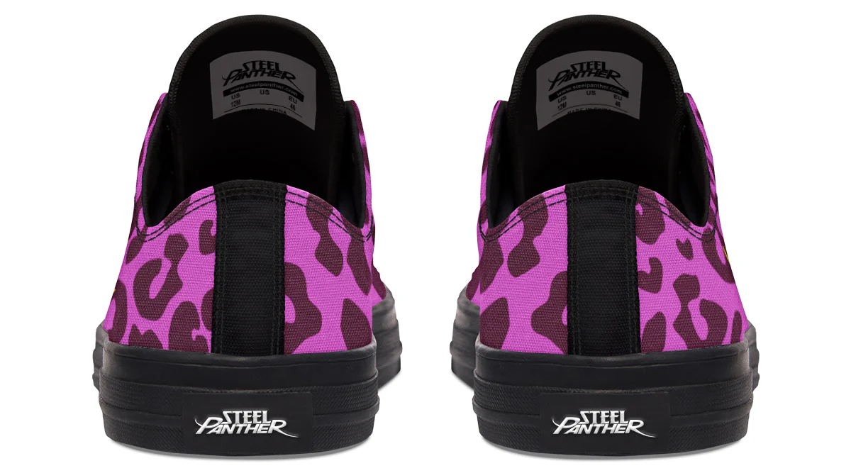 Low Top Purple Pink Leopard Pattern - Image 8