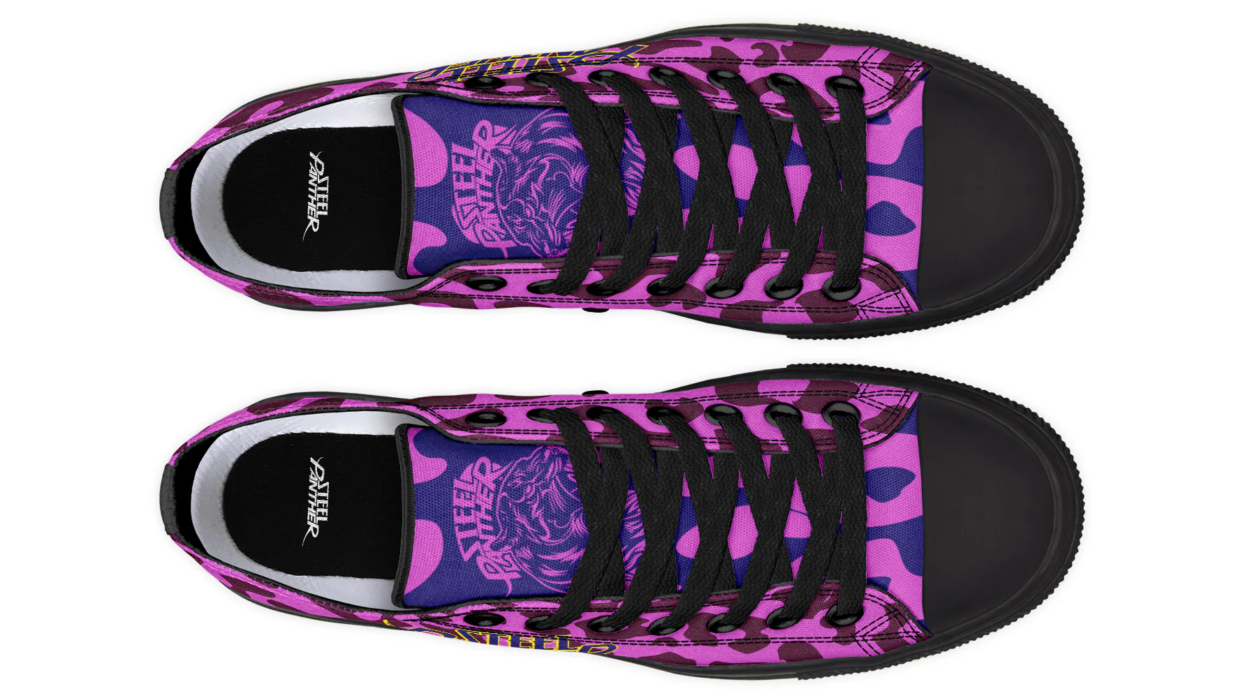 Low Top Purple Pink Leopard Pattern - Image 9
