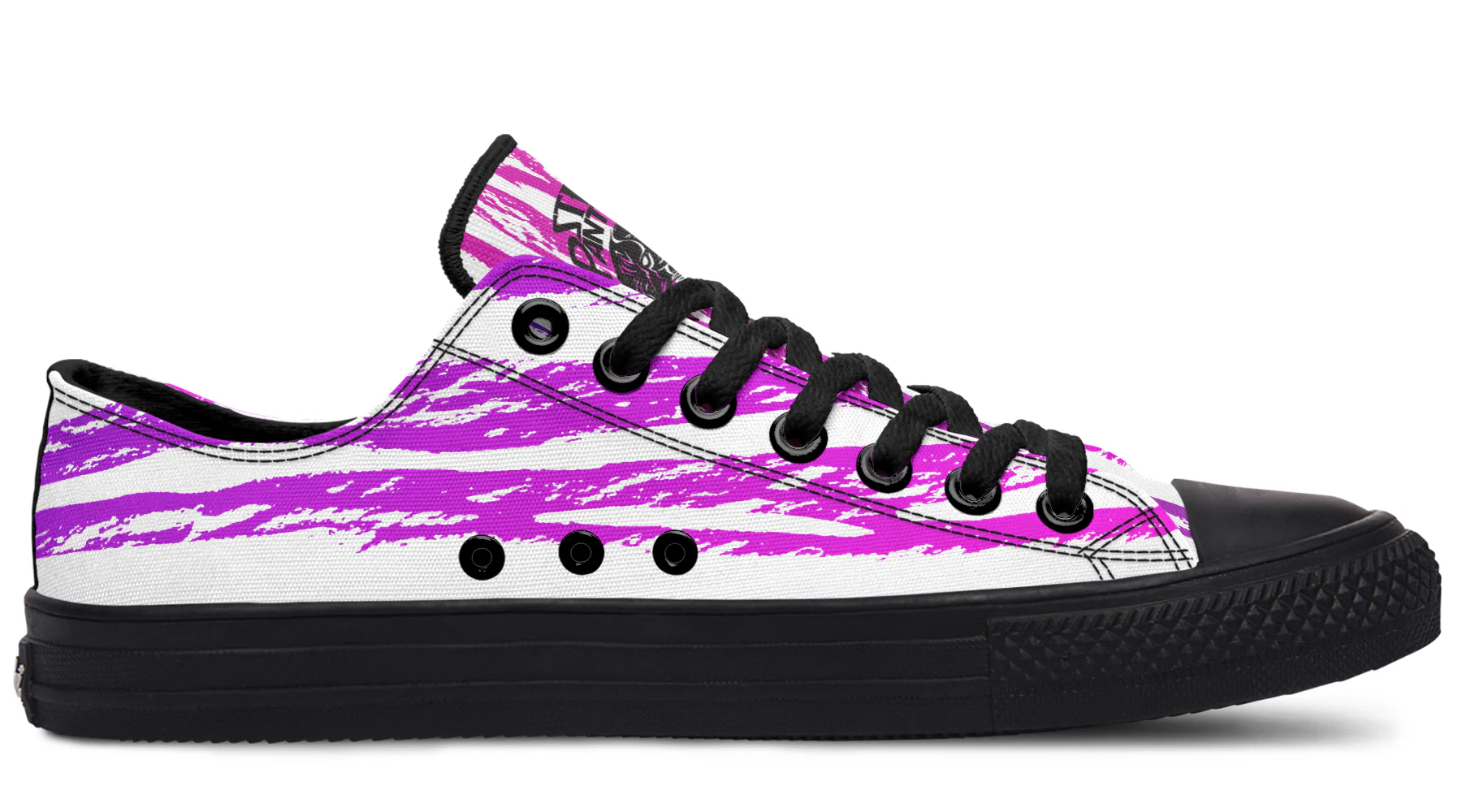 Low Top White Tiger Pattern - Image 3