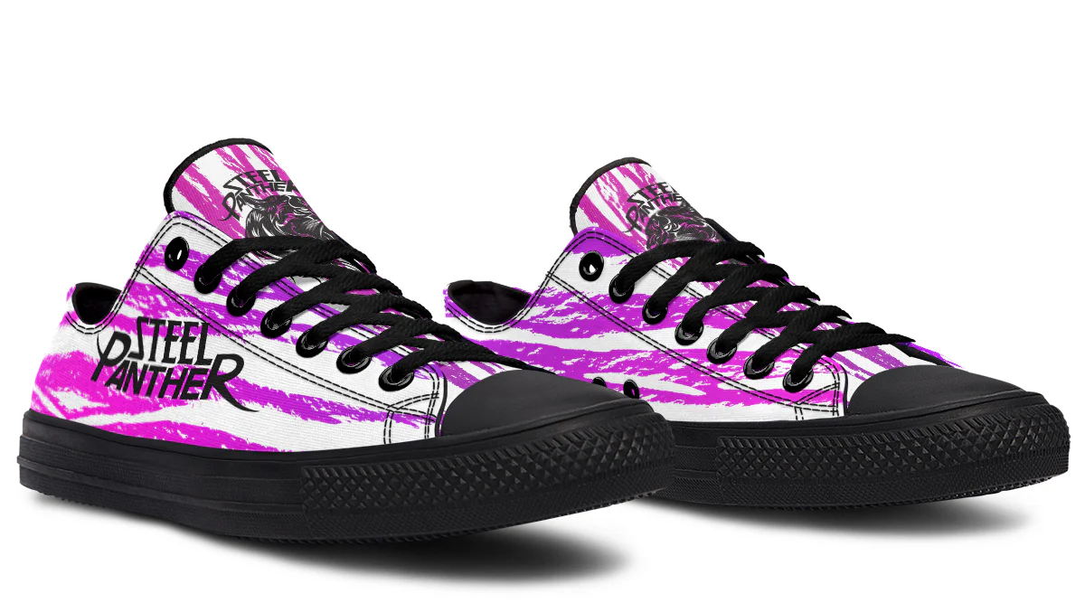 Low Top White Tiger Pattern - Image 4