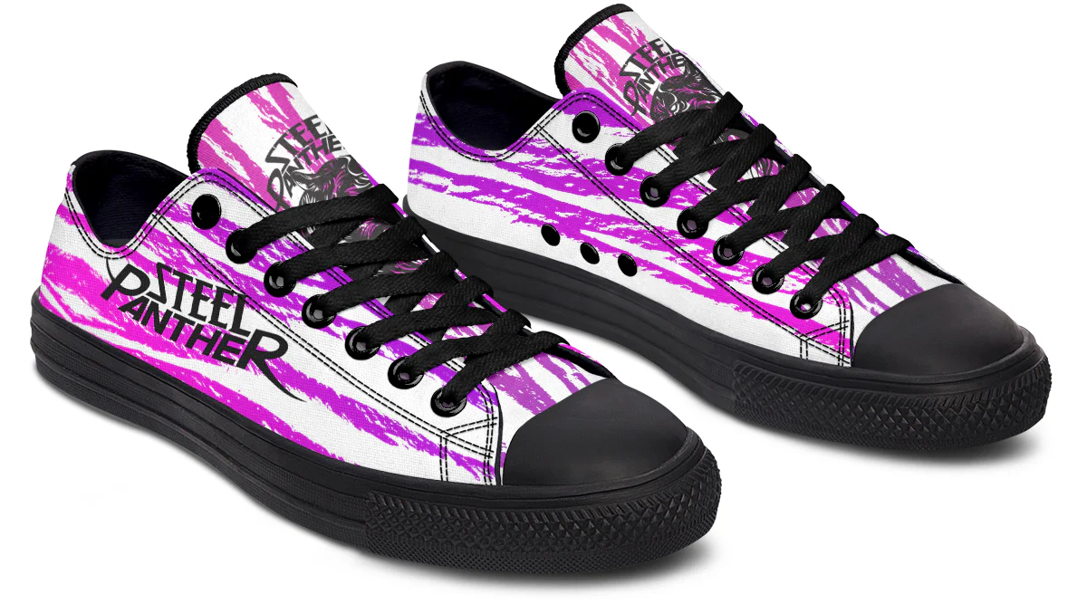 Low Top White Tiger Pattern - Image 5