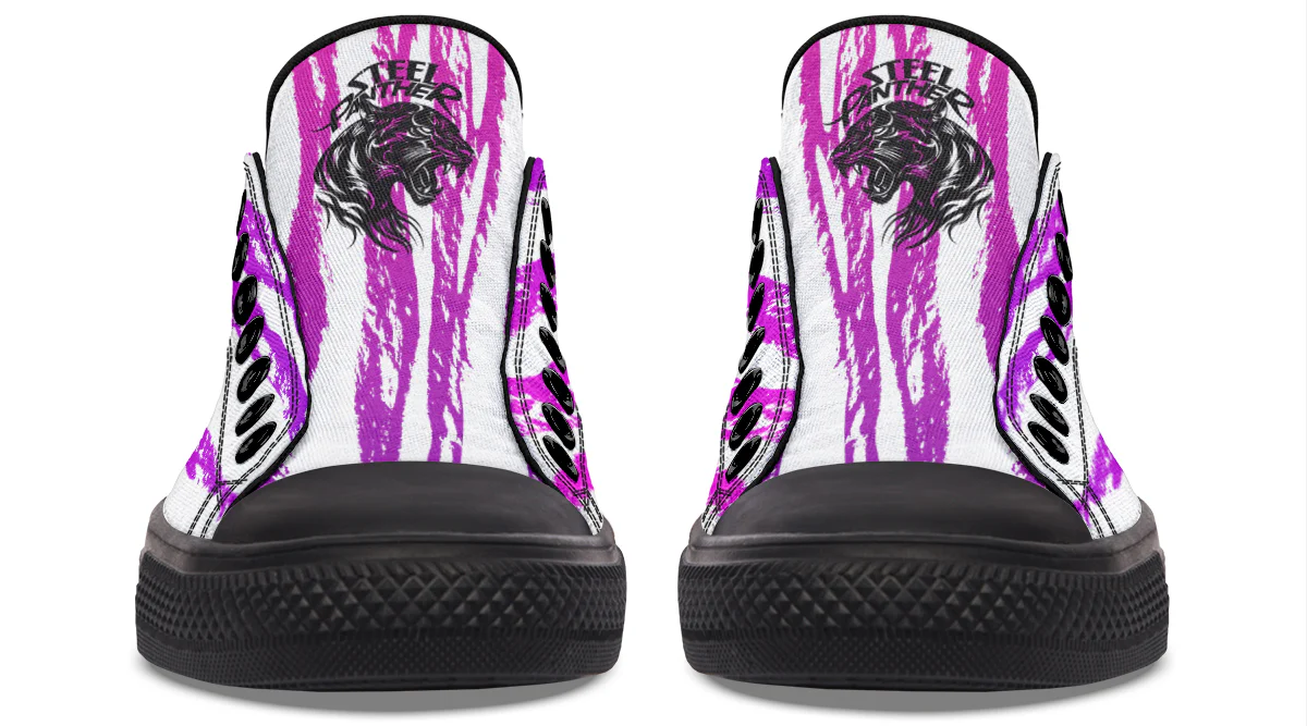 Low Top White Tiger Pattern - Image 7